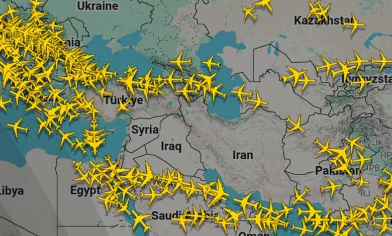 ایرانی ایر اسپیس بند، ایرانڈیا اور انڈیگو پروازوں میں تاخیر