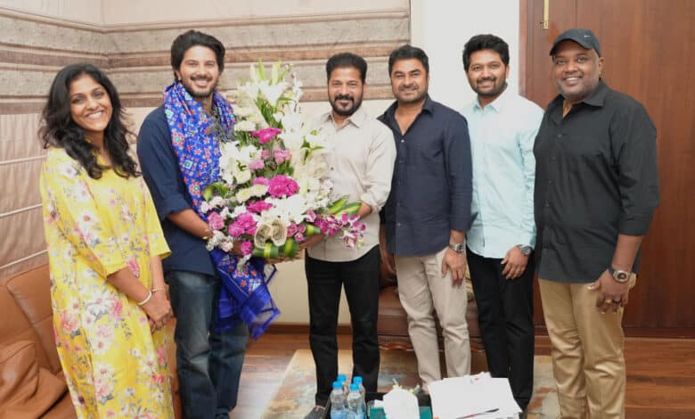 دُلْقُر سَلْمَان کی وزیر اعلیٰ ریونت ریڈی سے ملاقات