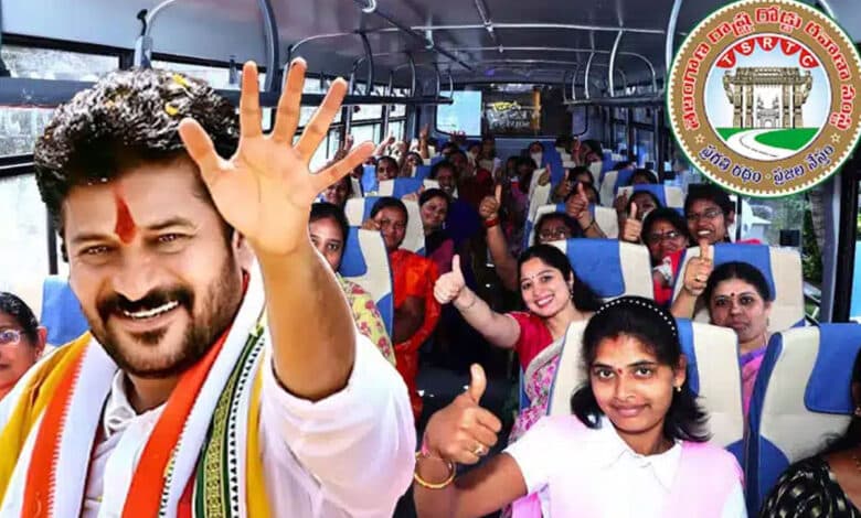 تلنگانہ کی آرٹی سی بسوں میں تقریباً 200 کروڑ خواتین نے مفت سفر کیا