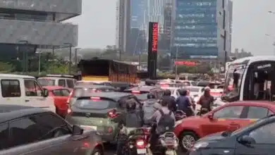 حیدرآباد میں موسلا دھار بارش، صبح کے اوقات میں ٹریفک نظام درہم برہم