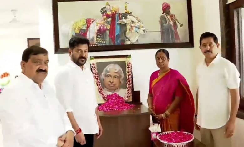 ڈاکٹر اے پی جے عبدالکلام کی برسی کے موقع پروزیراعلی تلنگانہ کاخراج