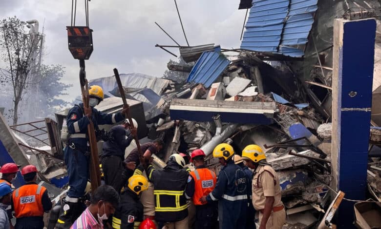 تلنگانہ: فیکٹری میں دھماکہ ۔بچاؤ اور راحت کی کارروائیاں آٹھویں دن میں داخل