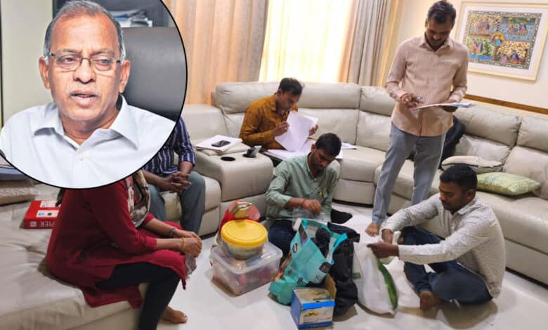 تلنگانہ کے محکمہ آبپاشی کے سابق انجینئران چیف مرلی دھرراو زیرحراست