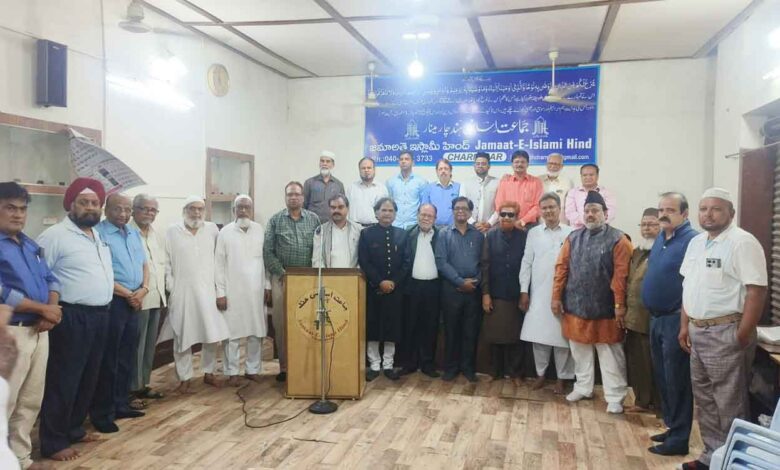 ادب اسلامی شہر حیدرآباد کا کامیاب طرحی مشاعرہ کا انعقاد