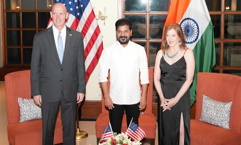 امریکہ کی 249ویں یومِ آزادی کی تقریب، امریکی قونصل جنرل، چارج ڈی افیئرز اور وزیر اعلیٰ ریونت ریڈی کی شرکت