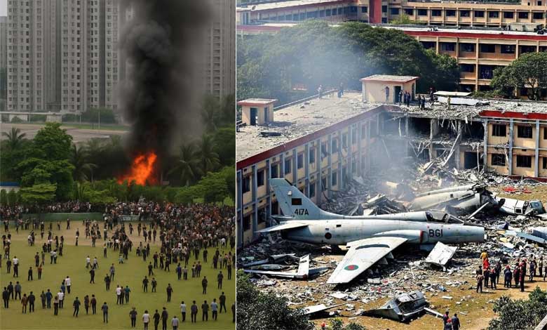 ڈھاکہ میں ایئرفورس کا جنگی طیارہ کالج کیمپس پر گر کر تباہ، 16 بچوں سمیت 19 افراد جاں بحق