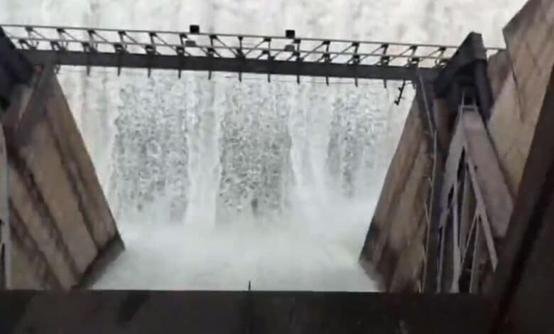 تلنگانہ: ناگرجناساگر اورسری سیلم ڈیم کے پانی کے بہاو میں اضافہ