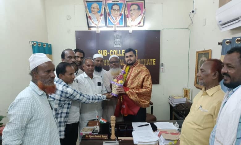 مدہول کے مسائل پر جمیعت علماء مدہول کا وفد سرگرم، سب کلکٹر بھینسہ سے نمائندگی