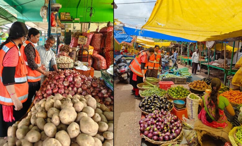 فوڈ سیفٹی ونگ کے عہدیداروں نے شہر حیدرآباد کی مختلف مارکٹس کا معائنہ کیا