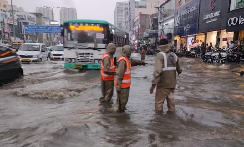 حیدرآباد اور متصل اضلاع میں بارش
