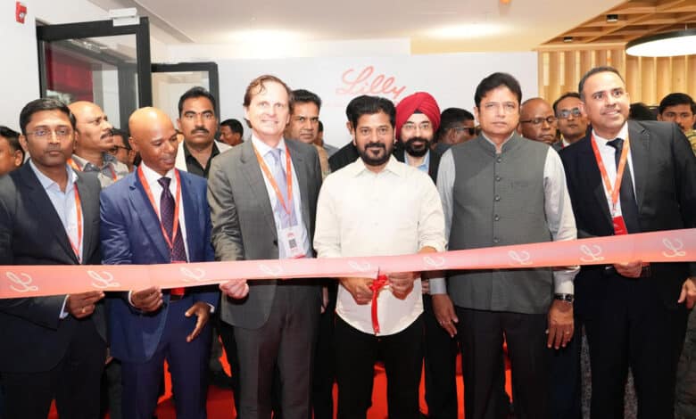 ایلی للی اینڈ کمپنی کا حیدرآباد میں نیا ٹکنالوجی و انوویشن سنٹر۔وزیراعلی نے افتتاح کیا