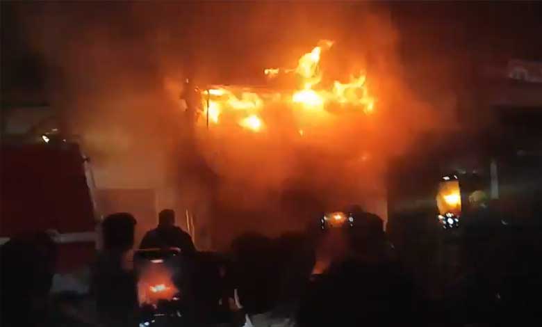 امیرپیٹ میں بڑا آتشزدگی کا واقعہ