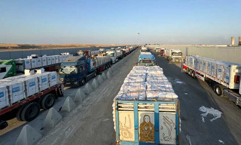 اسرائیل نے امداد سے بھرے 22ہزار ٹرکوں کو روک رکھا ہے