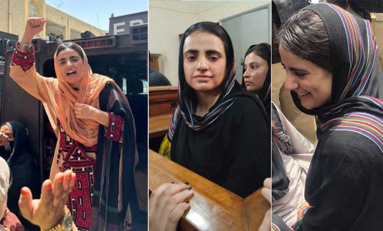 ماہ رنگ بلوچ کی تحویل میں مزید توسیع