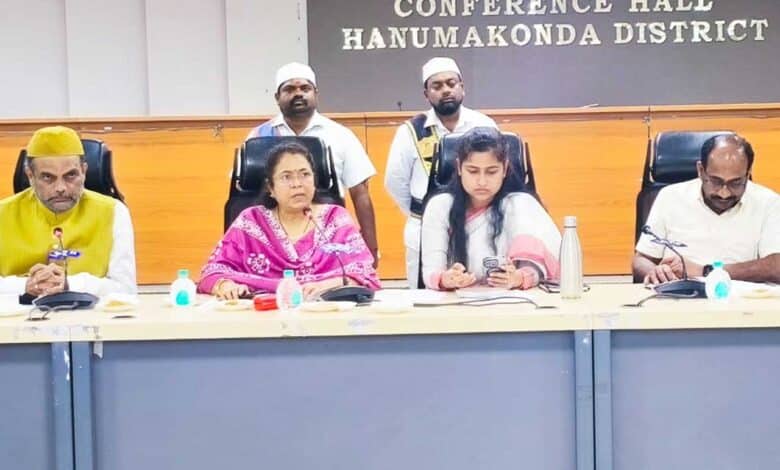 قاضی پیٹ درگاہ عرس تقاریب کا 17 اگست سے آغاز، ہنمکنڈہ کلکٹریٹ میں انتظامات کا جائزہ اجلاس