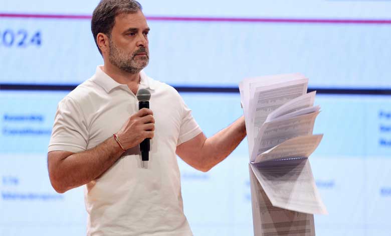 الیکشن کمیشن پر بی جے پی کے ساتھ ملی بھگت کا الزام۔ راہول گاندھی کی پریس کانفرنس (ویڈیو)