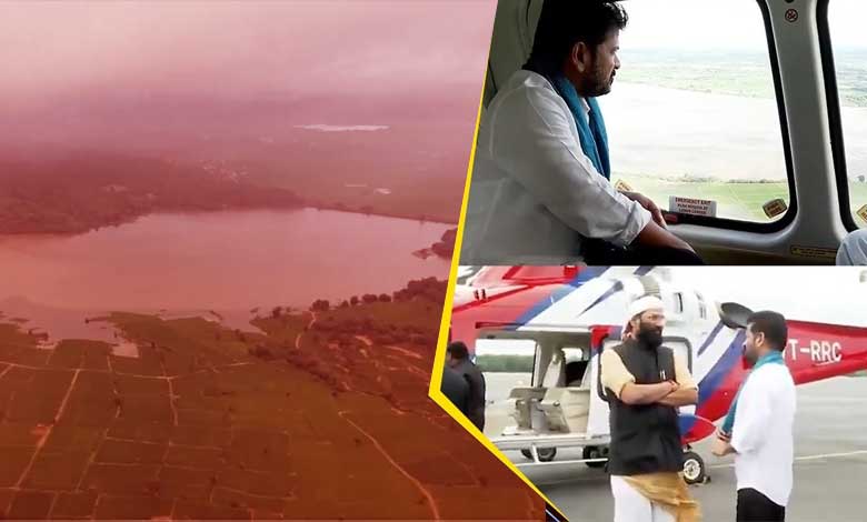 ریونت ریڈی کا سیلاب متاثرہ علاقوں کا فضائی سروے