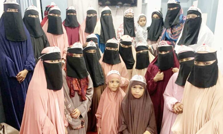 جامعہ راحت عالم للبنات عنبرپیٹ میں نزول قرآن کا مقصد اور نماز کی اہمیت و فضیلت کے موضوع پر جلسہ