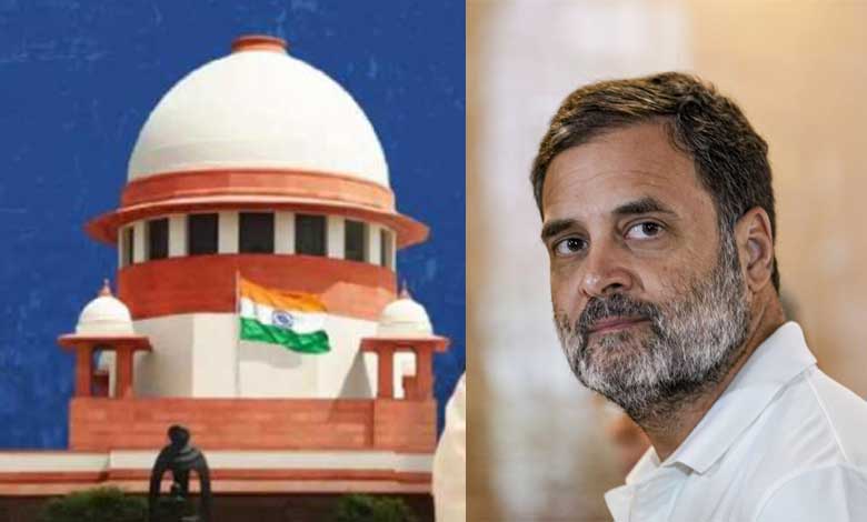 سپریم کورٹ نے راہول گاندھی کی سرزنش کی