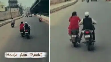 بھائی چارے کی شاندار مثال، مولوی نے پنڈت کی مدد کی (ویڈیو)