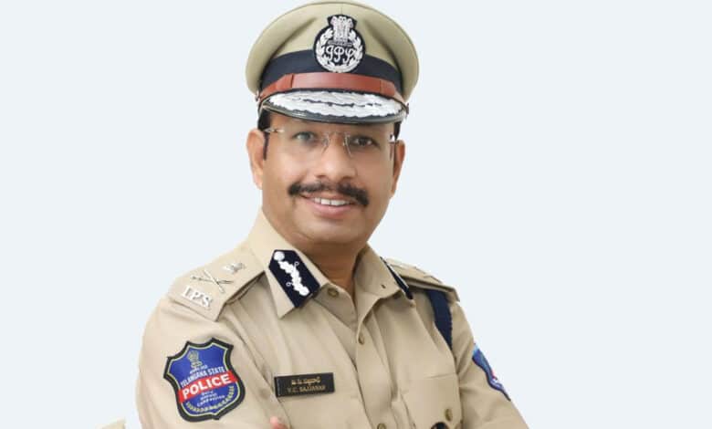 وی سی سجنار نئے پولیس کمشنر حیدرآبادمقرر
