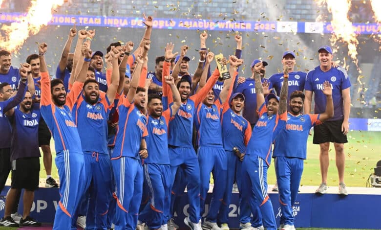 ایشیا کپ کے فائنل میں پاکستان کو شکست،حیدرآباد میں جشن منایاگیا