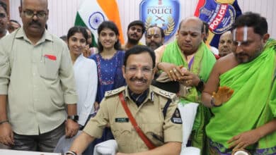 وی سی سجنار نے کمشنرپولیس حیدرآباد کی ذمہ داری سنبھال لی