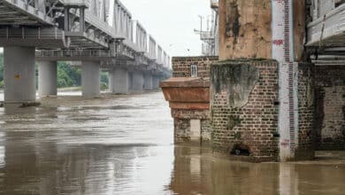 دہلی میں جمنا کی آبی سطح خطرے کے نشان سے تین فٹ اوپر