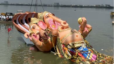 حیدرآباد میں گنیش وسرجن دوسرے دن بھی ہوا