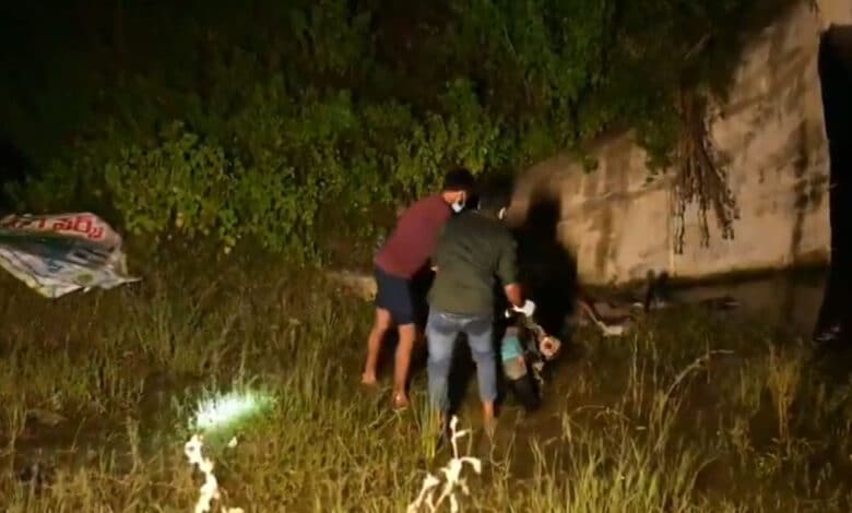 تلنگانہ کے ضلع منچریال میں حادثہ،مہاراشٹرا کے دو افراد کی لاشیں چاردن بعد پائی گئیں