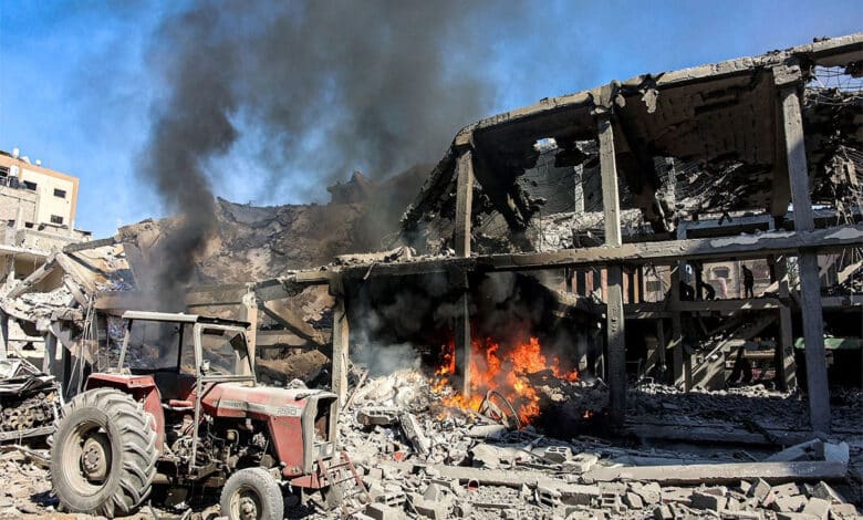 غزہ پر اسرائیلی فوج کے حملوں میں 50 افراد شہید