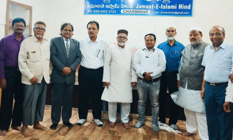 ادارہ ادب اسلامی حیدرآباد کی جانب سے پروفیسر مسعود احمد کے اعزاز میں تہنیتی تقریب و مشاعرہ