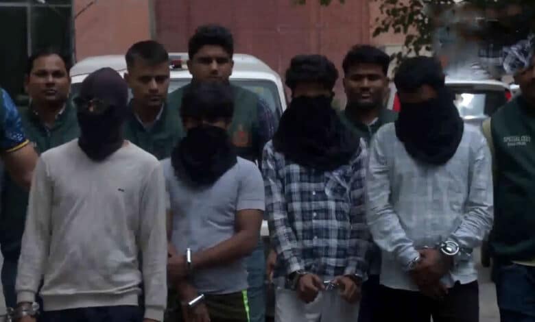 دہلی پولیس کے اسپیشل سیل نے پانچ دہشت گردوں کو گرفتار کیا