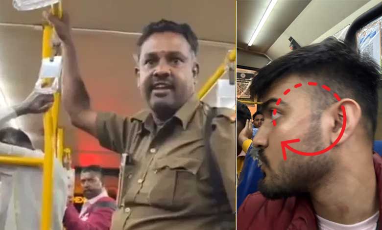 مسافر نے کنڈکٹر پر تھپڑ مارنے اور بدسلوکی کا الزام لگایا، ویڈیو وائرل
