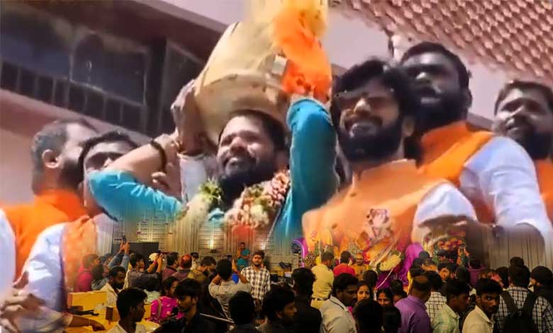 بالا پور کا مشہور گنیش لڈو کا 35لاکھ روپے میں ہراج