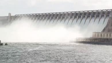 تلنگانہ اور آندھراپردیش کے مشترکہ سری سیلم پراجکٹ سے پانی چھوڑاگیا