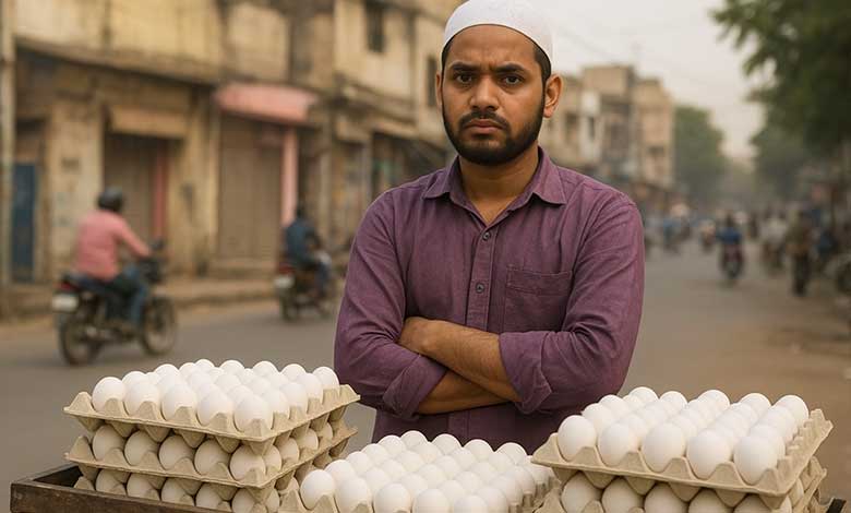 اجمیر میں انڈہ فروش مسلمان ہراسانی کا شکار، ٹھیلہ بنڈی ہٹانے کا حکم۔ دوسرے بیوپاری نظر انداز