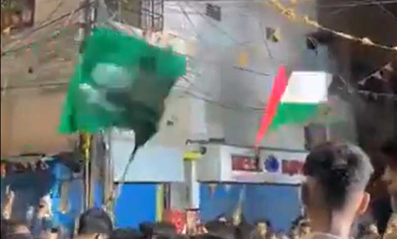 میلاد جلوس میں فلسطینی پرچم لہرانے پر نوجوان گرفتار