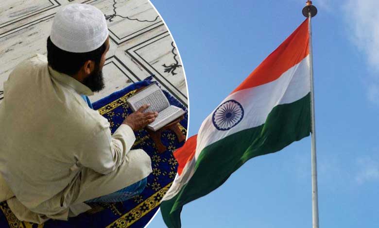 ترنگے سے اونچا اسلامی پرچم، امام مسجد کے خلاف کیس درج