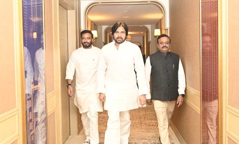 رادھا کرشنن کی حلف برداری تقریب، نائیڈو، پون کلیان اور گورنر کی شرکت