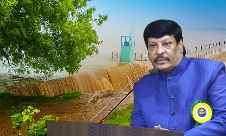 حضور نظام کی عظمتوں کو سلام، سیلاب کی شدت کے باوجود پوچارام پراجیکٹ چٹان کی طرح موجود