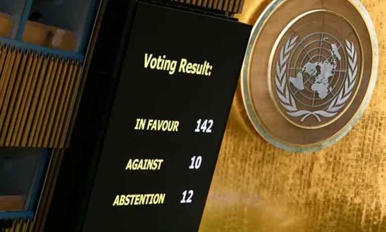 اقوام متحدہ جنرل اسمبلی میں فلسطینی ریاست کی حمایت میں قرار داد منظور