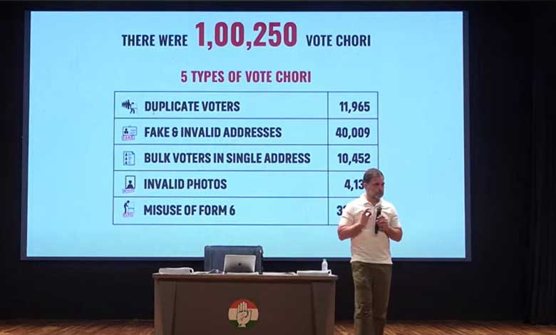 ووٹ چوری کے پی ڈی ایف میانمار میں تیار کئے گئے، بی جے پی کا الزام