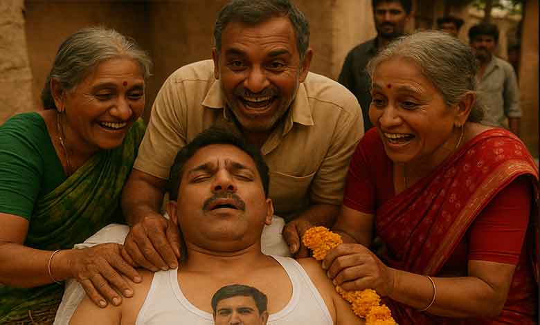 آخری رسومات کی تیاری کے دوران ایک شخص زندہ ہوگیا