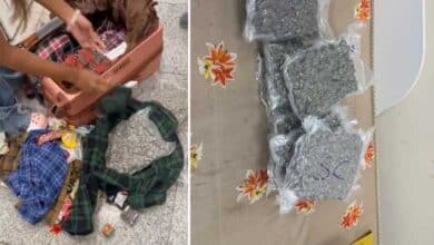 شمس آباد ایر پورٹ پر 12کیلو ہائیڈرو فونک گانجہ ضبط۔ خاتون مسافر گرفتار