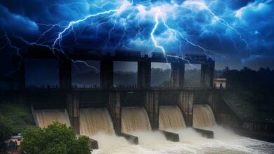 شدید بارش کے بعد حیدرآباد کے ذخائر آب میں سیلاب کی وارننگ