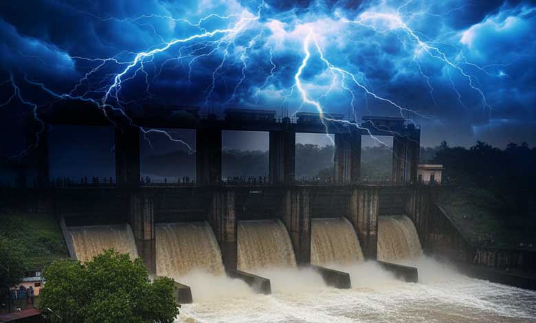 شدید بارش کے بعد حیدرآباد کے ذخائر آب میں سیلاب کی وارننگ