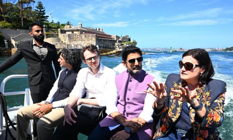 اے پی کے وزیرآئی ٹی لوکیش کا آسٹریلیا میں استقبال