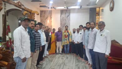 آصف آباد کے نو مقررہ ڈپٹی کلکٹر جی جے جوئل کو میوا کی جانب سے تہنیتی تقریب