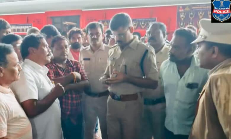 محبوب آباد ضلع پولیس کی انسانیت دوست خدمت۔ ڈی جی پی تلنگانہ کی جانب سے ستائش